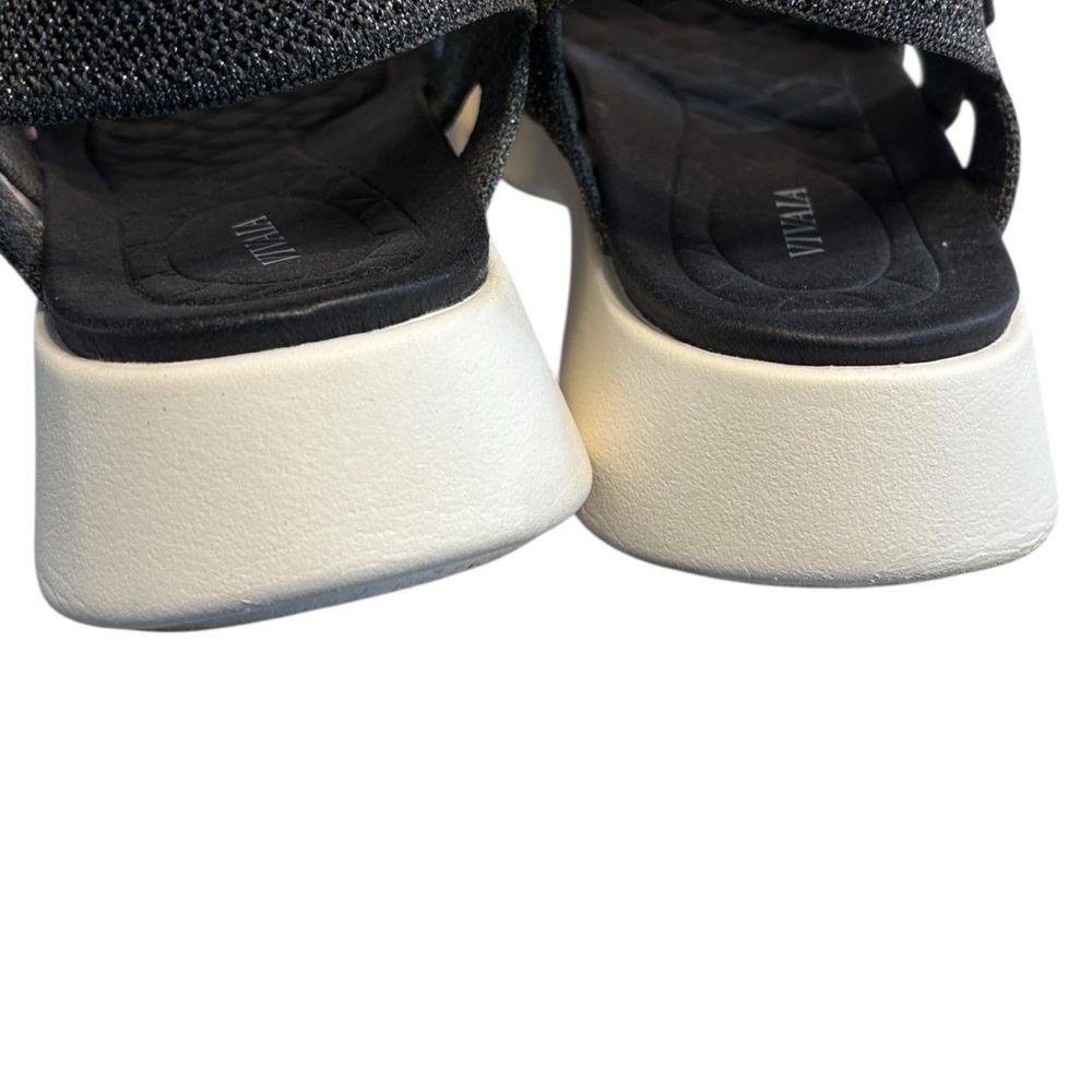 Vivaia Kiara Sport Sandals Size 38.5 US 7.5 Gray Silver Comfort Active Walking - Picture 9 of 12